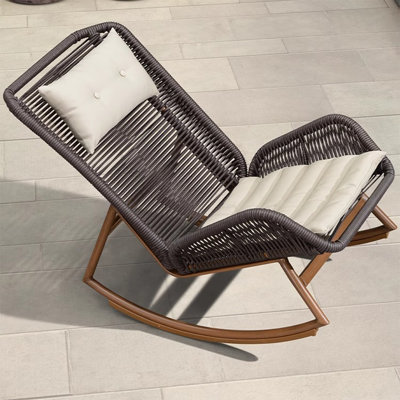 Stylish leisure home balcony lazy rocking chair