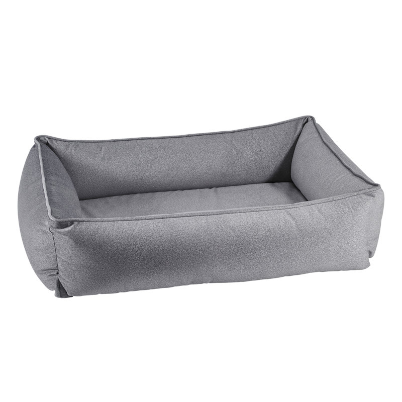 Orthopedic Polyester Pet Bed, Large (40" W x 31" D x 11" H), Gray
