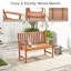 Eucalyptus Wood Outdoor Bench