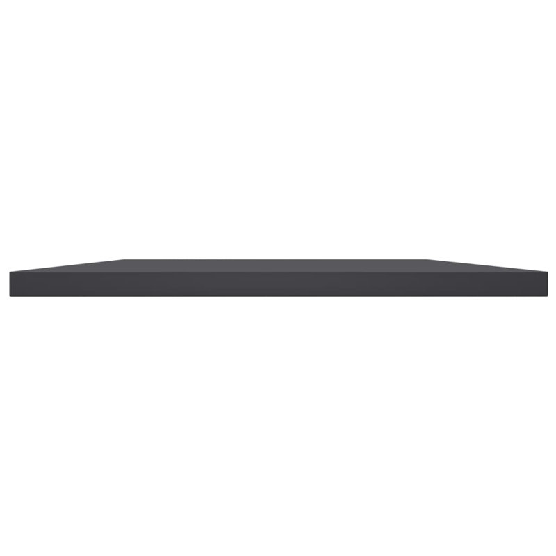 Bookshelf Boards 8 pcs Engineered Wood, Gray, (8 Shelves) 0.6" H x 15.5" W x 15.5" D