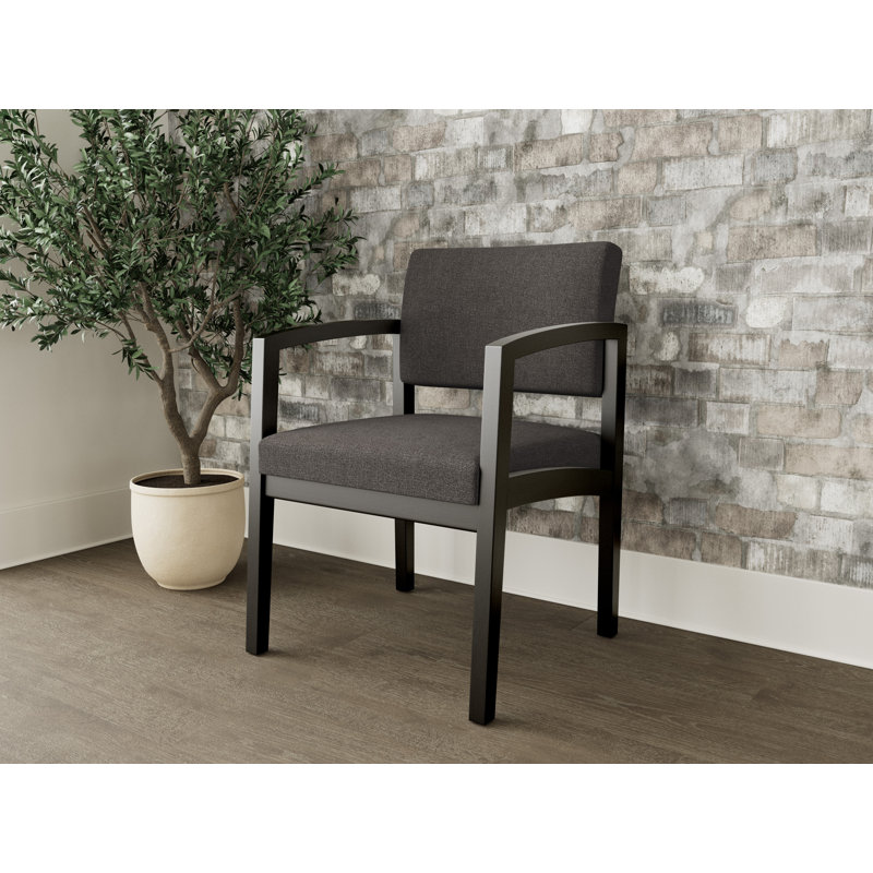 Chaise en bois Lenox, Noir, Bleu fumé Archetype