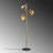 Elegant Floor Lamp with Metal Body, Gold Finish, 14.6 x 14.6 x 63.8 inches | Durable IP20 Rated Design, 3 x E14 Socket (Max 40W) | Includes On/Off Switch, Perfect for Living Room or Bedroom Decor-220358654