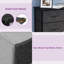 Marbleton 8 Drawer Chest of Drawers, 85.6Cm W Bedroom Drawers-1493584322