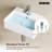 Rectangular Wall-mount Or Countertop Bathroom Sink 17.72 In. White With Single Faucet Hole