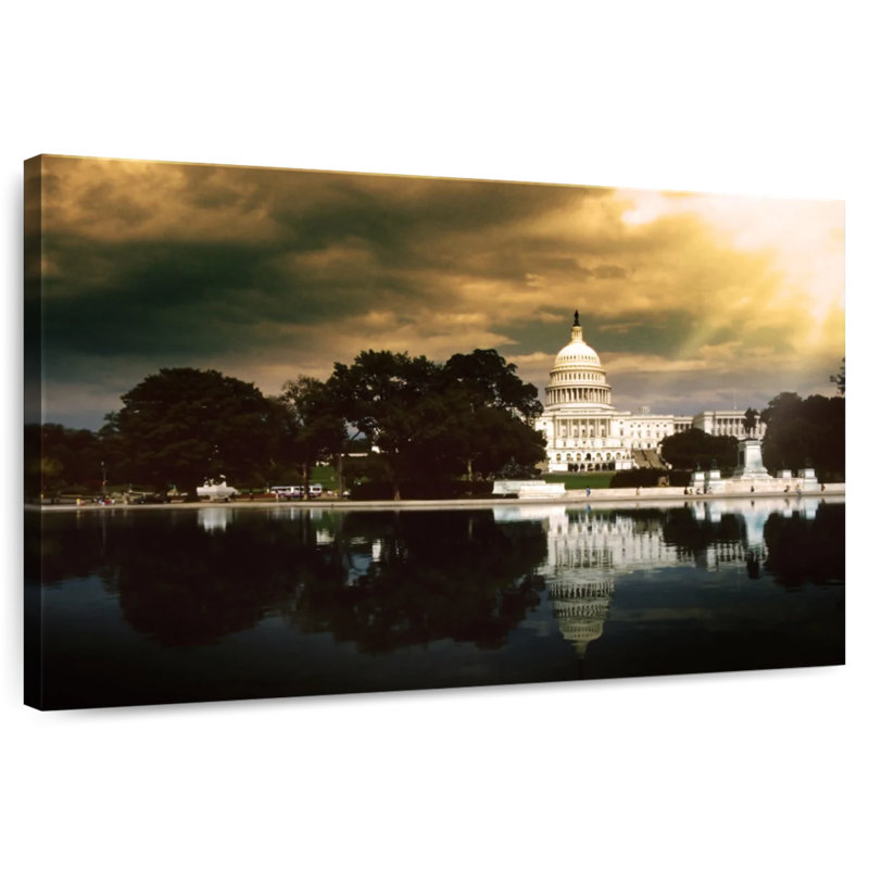 Lilie Washington Capitol Sunset, H 16 po x l 24 po