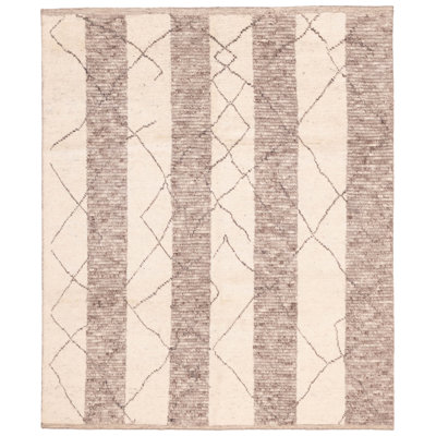 Looma Cream, Grey Rug 8'0" x 10'0"