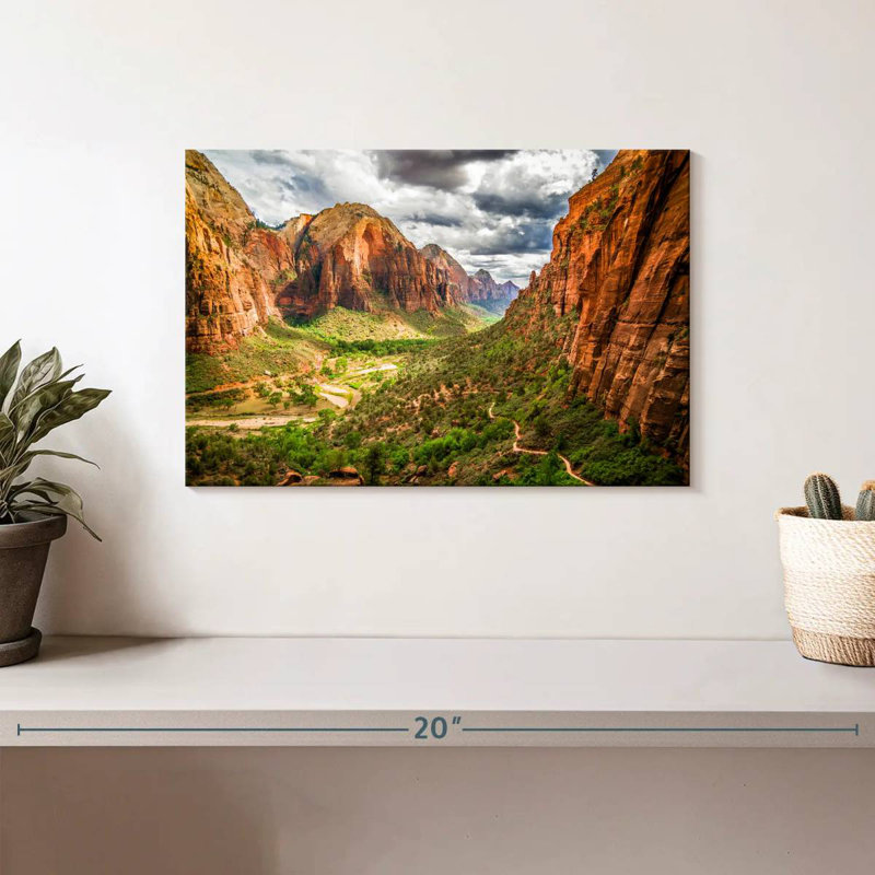 Zion National Park Mountainscape, 8" H x 12" W