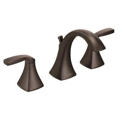 Moen Voss Two-Handle 8 Inch Widespread Bathroom Faucet Trim Kit, Valve Included