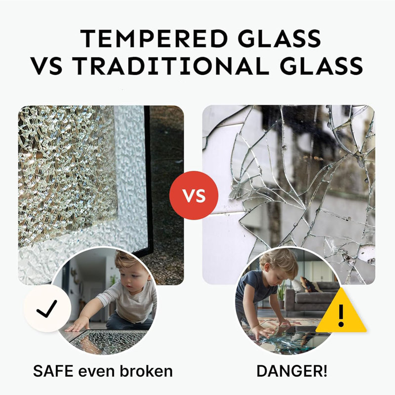 Hollywood Style Full Length LED Mirror – Tempered Glass, Exposed Bulb Front Light, 3 Color Modes, Includes Stand, 65"  x 22" 