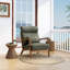 Fauteuils rembourrés en lin l 26 po-103554473
