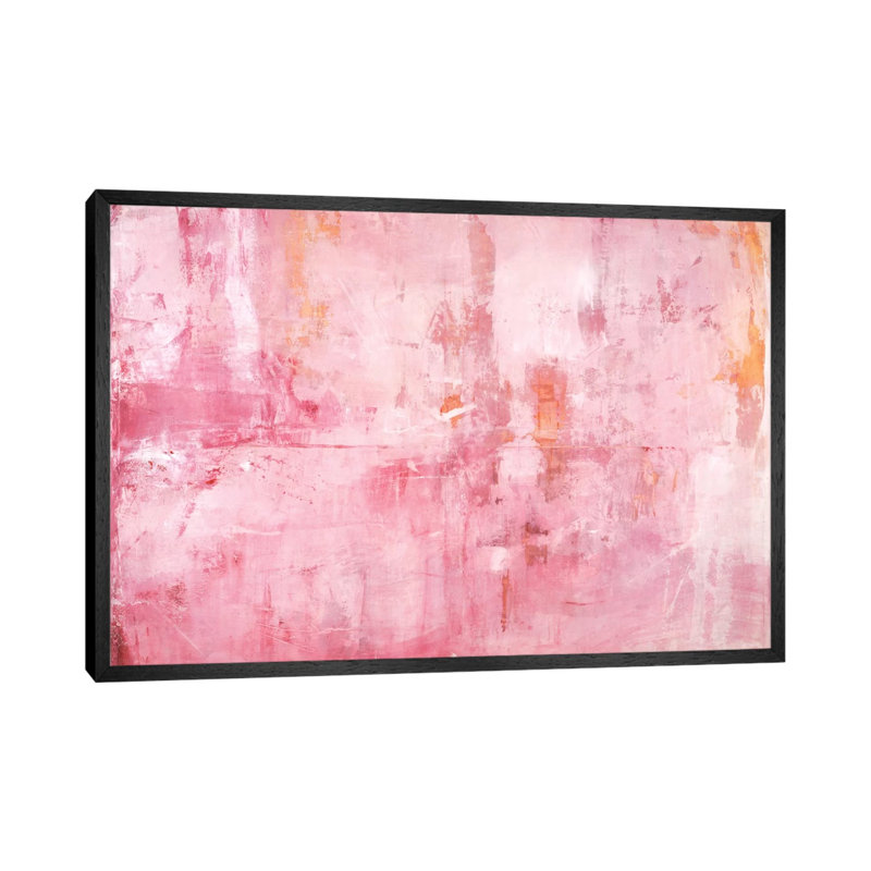 Pink Mirrors by Michelle Oppenheimer - Gallery-Wrapped Canvas Giclée on Canvas, 66.04 cm H x 45.72 cm W, Black Framed