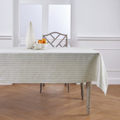 Pinstripe - 100% Pure Linen Tablecloth