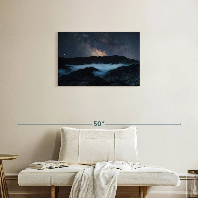 Oberle Milky Way Over Mountains