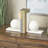 White Marble Geometric Sleek Orb 12 lbs Decorative Bookends with L- Shaped Bases, Set of 2-647985669