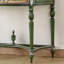 Console verte en bois massif vert