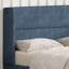 Structure de lit tapissier Annek avec rangement relevable, tête de lit à oreilles de H 40,9 po, lattes de bois et structure en métal, plusieurs tailles et options de tissu disponibles-1542131015-1542131016