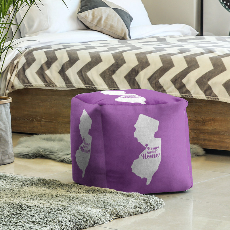 Repose-pieds à cubes trenton the home, Violet