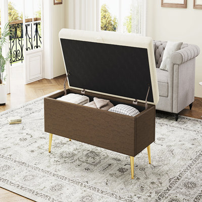 Banc de rangement avec repose-pieds Modern