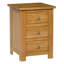 Farris 43cm W Solid Wood Bedside Table