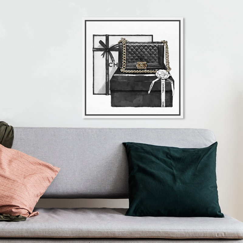 Gifted Beauty - Impression sur toile, H 30 po x l 30 po, Toile avec cadre blanc