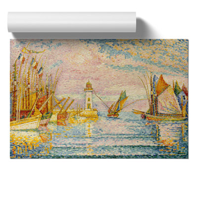 The Lighthouse Groix by Paul Signac - No Frame Painting
