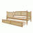 Wood Rattan Daybed