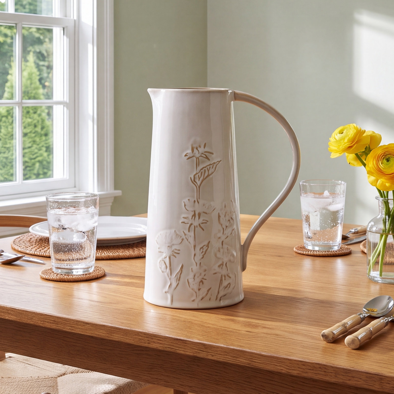 Stoneware Pitcher