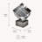 7.48'' H Modern Geometric Crystal Tabletop Sculpture