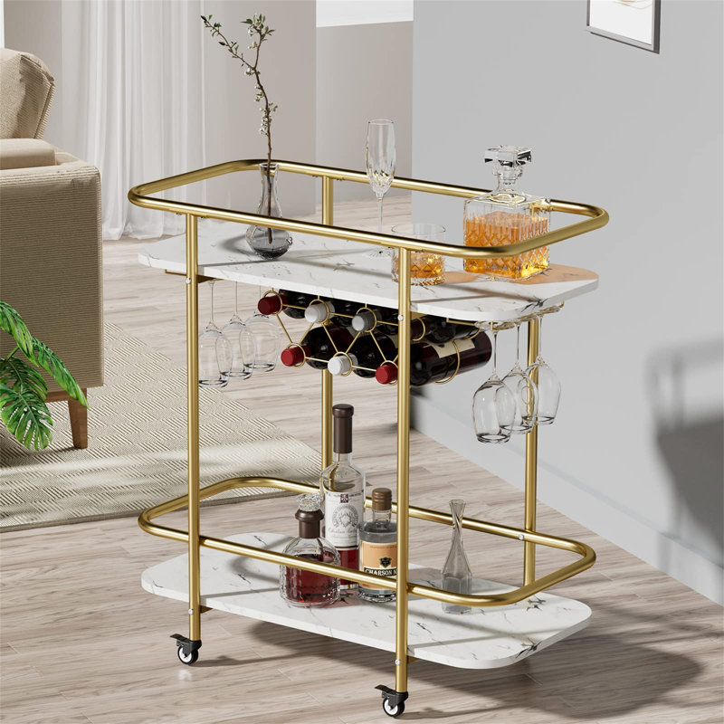 Anooj Metal Bar Cart