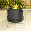 Round Metal Charcoal Smokeless Fire Pit