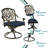 6 - Person Patio Dining Set Umbrella Hole Included Rectangular Table with Cushions Included-354706289