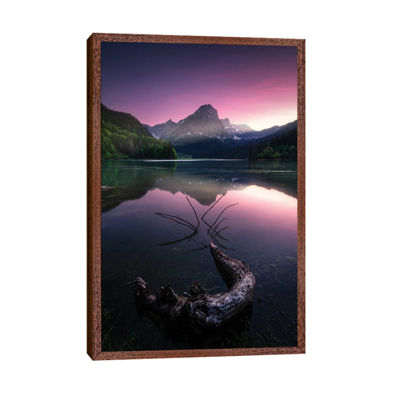 Obersee by Fabio Antenore - Print on Canvas, 66.04 cm H x 45.72 cm W, Classic Wood Framed