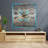 Wall Clock 24" Square Oversized for Living Room decor with Real Moving Gears America Collection-94246276