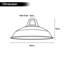 16cm H Metal Lamp Shade-1909030005