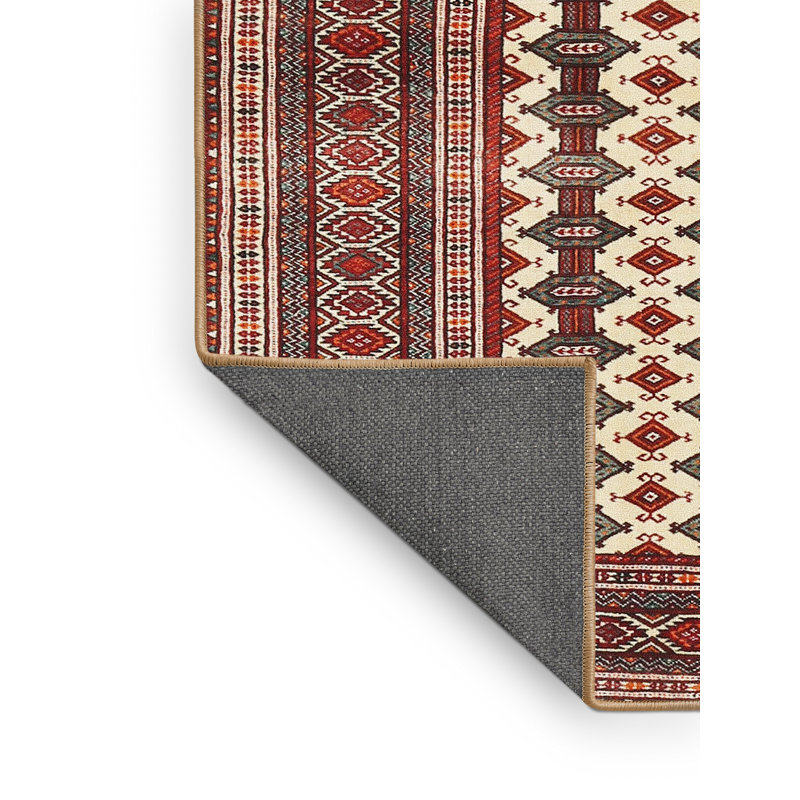 Tapis brun Southwestern, Rectangle 5 pi x 7 pi