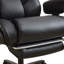 Fauteuil de bureau ergonomique pour joueur avec soutien lombaire et appui-tête réglables en hauteur