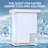 BANGSON Chest Freezer, Deep Freezer 5.0 Cu. Ft with Removable Basket