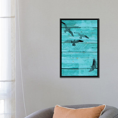 "oiseaux en ciel" , reproduction d’art sur toile tendue