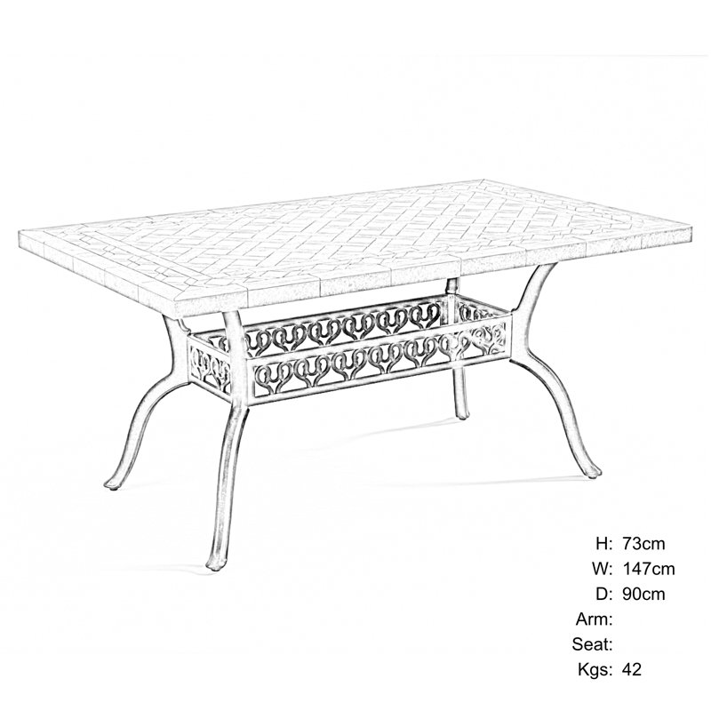 6 - Person Patio Dining Set with