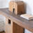 Nordic-style modern solid wood console table