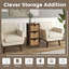 Table de chevet Anapaola en brun-1478978697