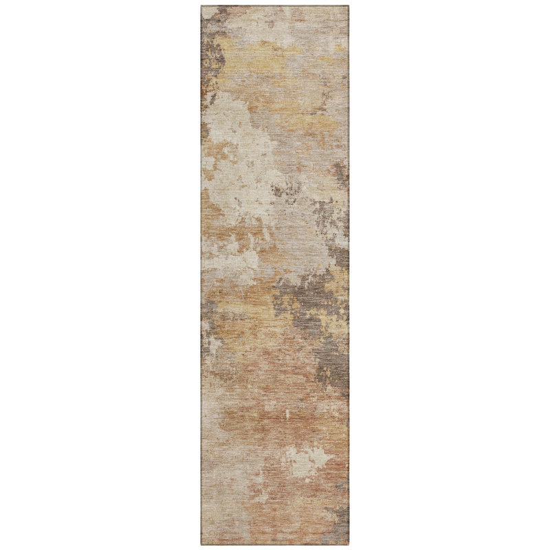 Machine Washable Indoor/Outdoor Jadiel ACN2367 Abstract Rug, Runner 2'3" x 7'6"