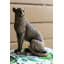 Statue de panthère en cuivre 5,1 x 3,5 x 6,1 po, décor animal
