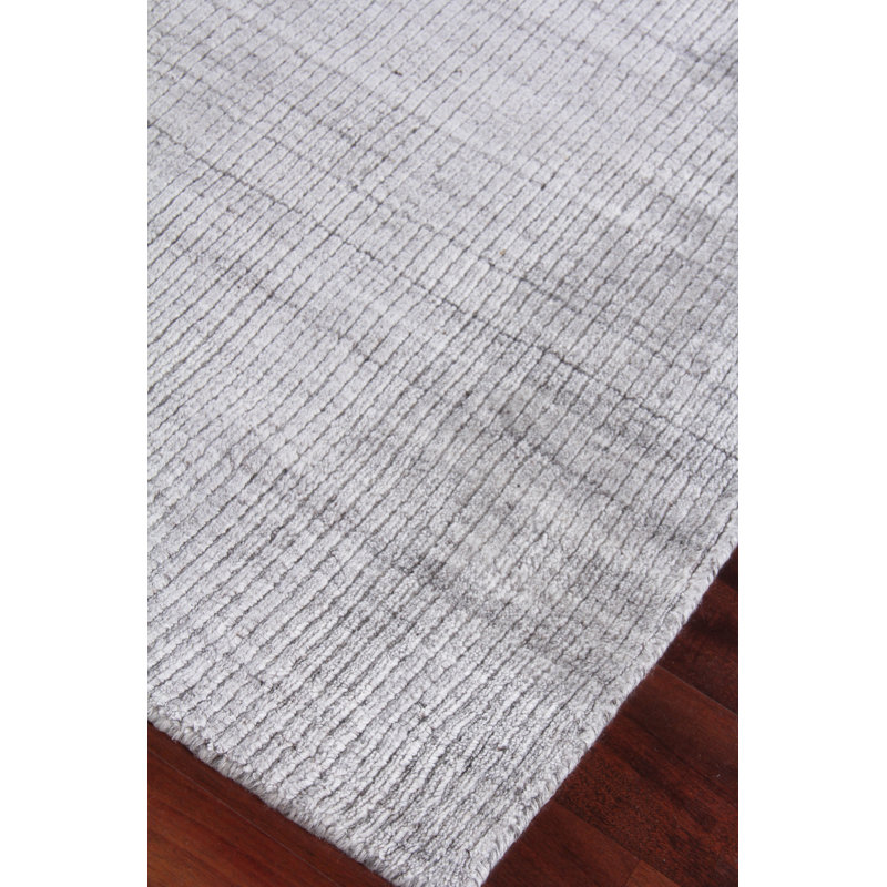 Robin Handmade Area Rug, Rectangle 8' x 10', Gray