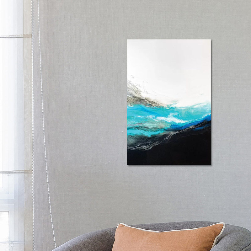 «Resounding Wave» par Spell rebond Fine Art - impression, 26" H x 18" W x1.5" D, Pas de tapis, Toile tendue