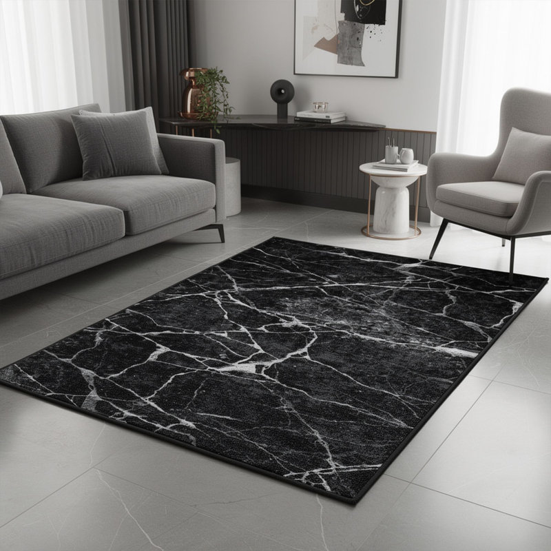 Elegant Hall Carpet, 31.5 x 78.7 inches | 100% Polyester, 0.4 inch Pile Height | Antibacterial, Non-Slip PVC Felt Dot Underside | Machine Washable, Durable Woven Design | Perfect for Entryways & Living Spaces