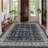 Area Rugs Vintage Floral Area Rug Washable, Low Pile, Non-Slip, mark Resistant Carpet for Living Room, Bedroom, Dining Room, Home Office-1762976353-1762976375