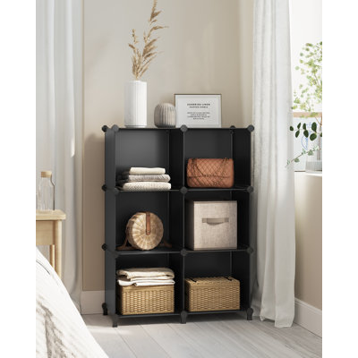 6 Pair Stackable Shoe Storage Cabinet
