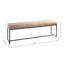 Lazzaro Genuine Leather Upholstered Bench