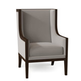 Jameson 28" Wide Down Cushion Slipcovered Wingback Chair
